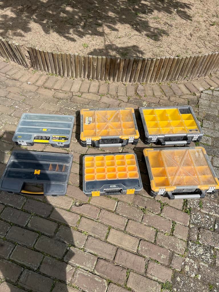 Opberg koffers klussen Stanley, Fast Tool 6 stuks, Ophalen of Verzenden, Gebruikt
