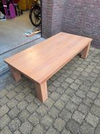 Massief eiken salon- + bijpassende eettafel Kitsch & Kunst, Ophalen, Gebruikt, Eikenhout, 50 tot 100 cm