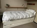 Grenen bed 90x200 met onderschuifbed, Ophalen, Gebruikt, 90 cm, Eenpersoons