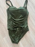 Dondergroen badpak hunkemoller (38), Ophalen of Verzenden, Zo goed als nieuw, Zwart, Badpak
