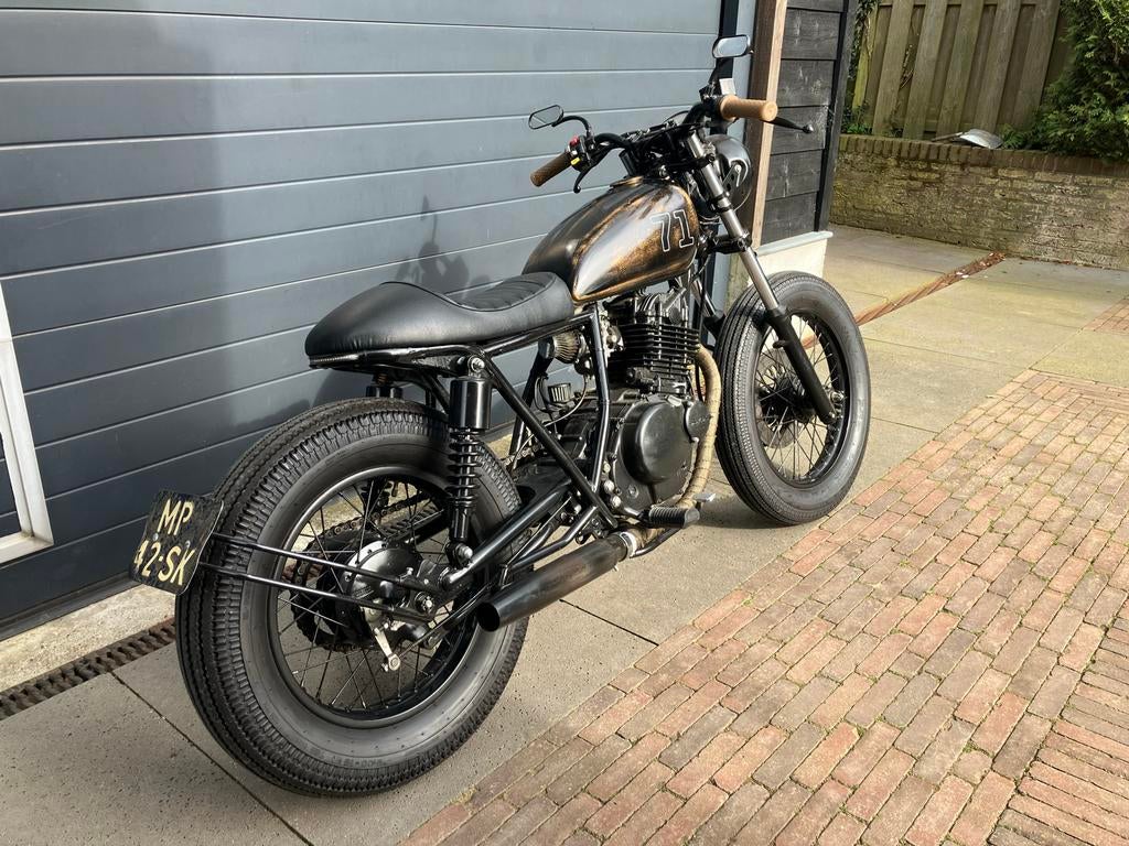 Suzuki GN 250 Caferacer / Bobber - Unieke Custom 1995, Motoren, Sportuitlaat, Gebruikt, Particulier, Overig
