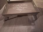 Houten dienblad met poten - Café Paris, Ophalen, Gebruikt, 50 tot 100 cm, 50 tot 100 cm
