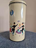 Vintage Bolletje Beschuitbus met Dansende Figuren, Ophalen of Verzenden, Gebruikt