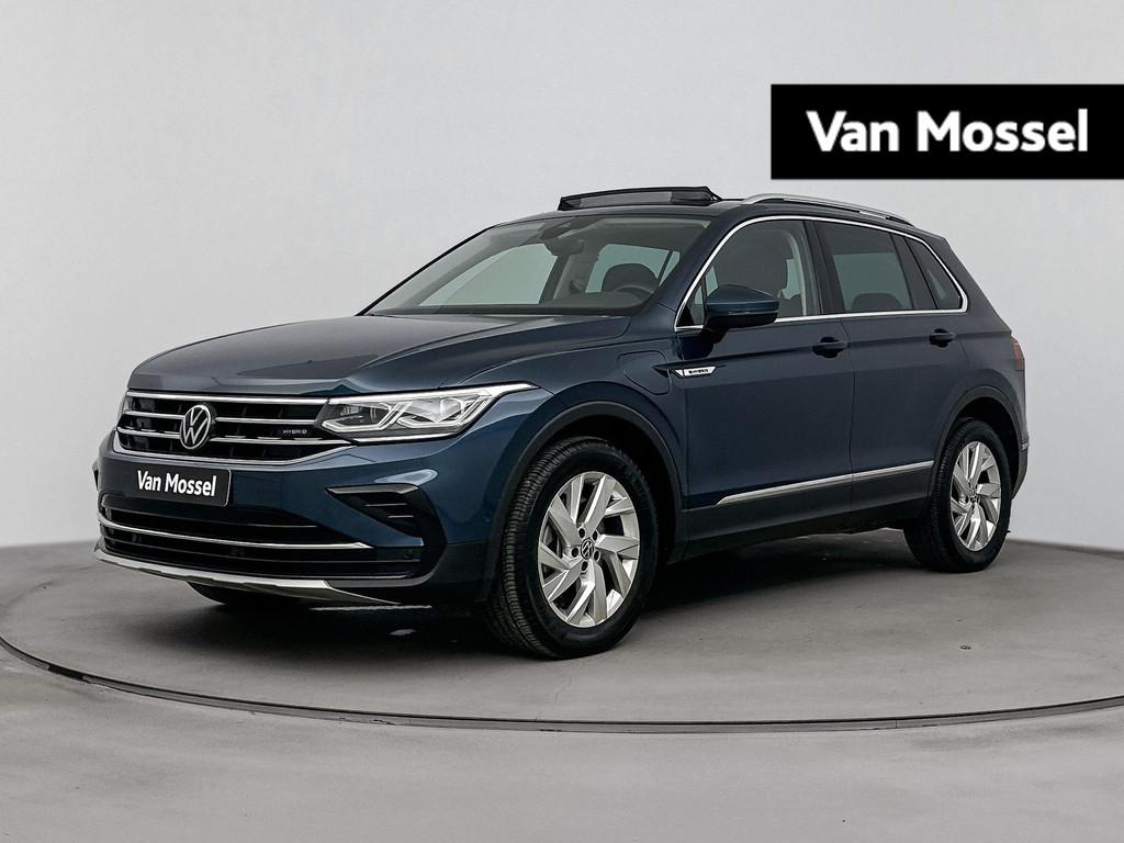 Volkswagen Tiguan 1.4 TSI eHybrid Elegance 245PK | Schuif-/K, Auto's, Volkswagen, 1716 kg, Stof, 4 cilinders, Blauw