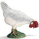 Schleich 13647 kip, dierfiguur, Ophalen of Verzenden, Zo goed als nieuw, Boerderijdier, Beeldje of Figuurtje