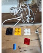 lego trein kabeltjes met stekkers en 3 lampjes 12V, Ophalen, Gebruikt