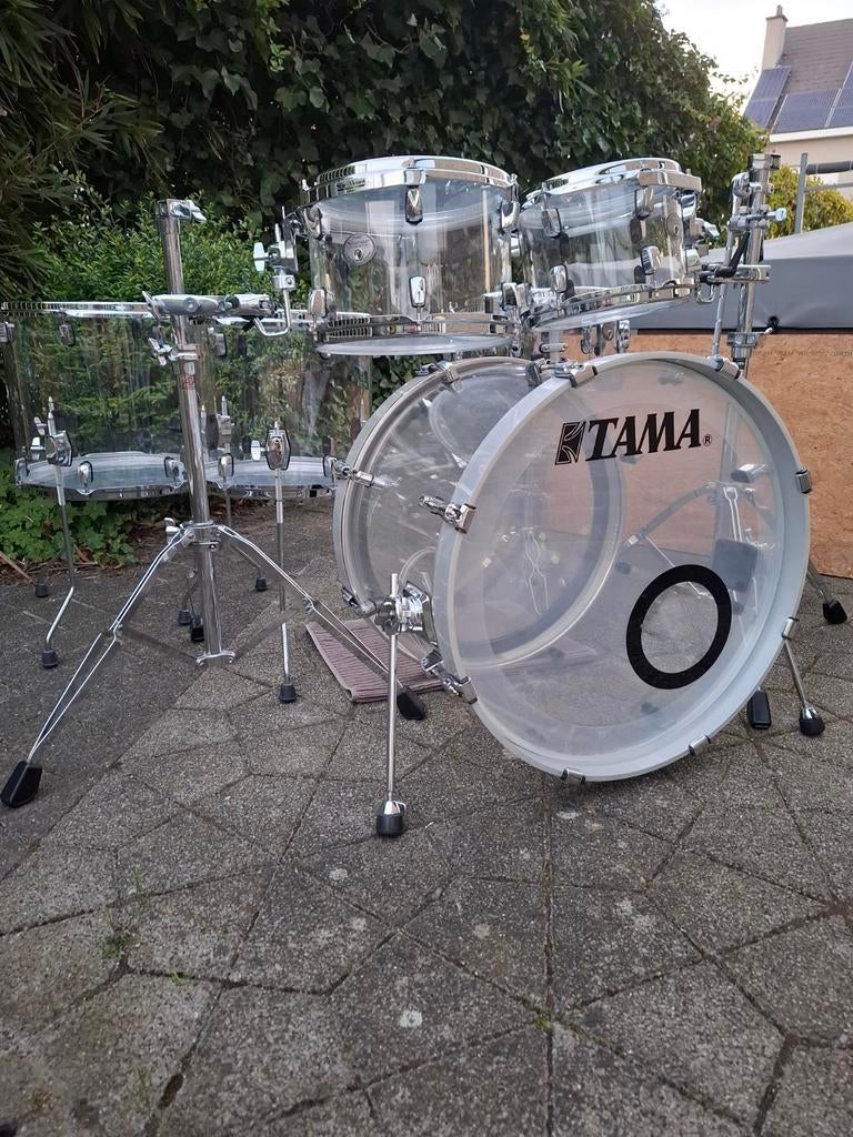 Tama Silverstar LT Edition Crystal Ice drumstel, Ophalen of Verzenden, Zo goed als nieuw, Tama
