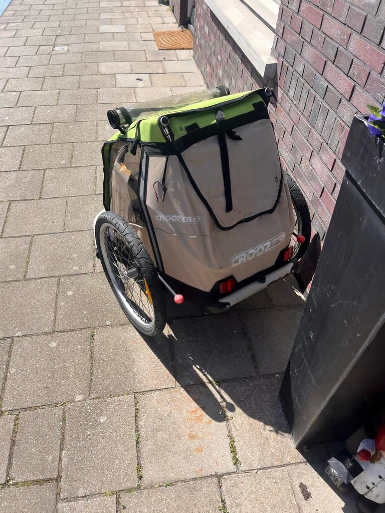 Croozer Kid Vaaya 1 (kind inlay is eruit), Ophalen, Vering, 20 tot 40 kg, Zo goed als nieuw