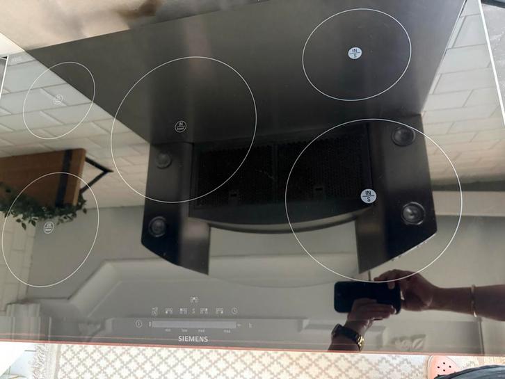 Siemens Schott Ceran kookplaat - Zo goed als nieuw, Witgoed en Apparatuur, Kookplaten, Zo goed als nieuw, Inbouw, Inductie, 5 kookzones of meer