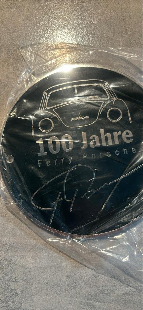 Porsche 356 Registry Plaquette - 100 Jaar Ferry Porsche, Auto-onderdelen, Ophalen of Verzenden, Gebruikt, Porsche