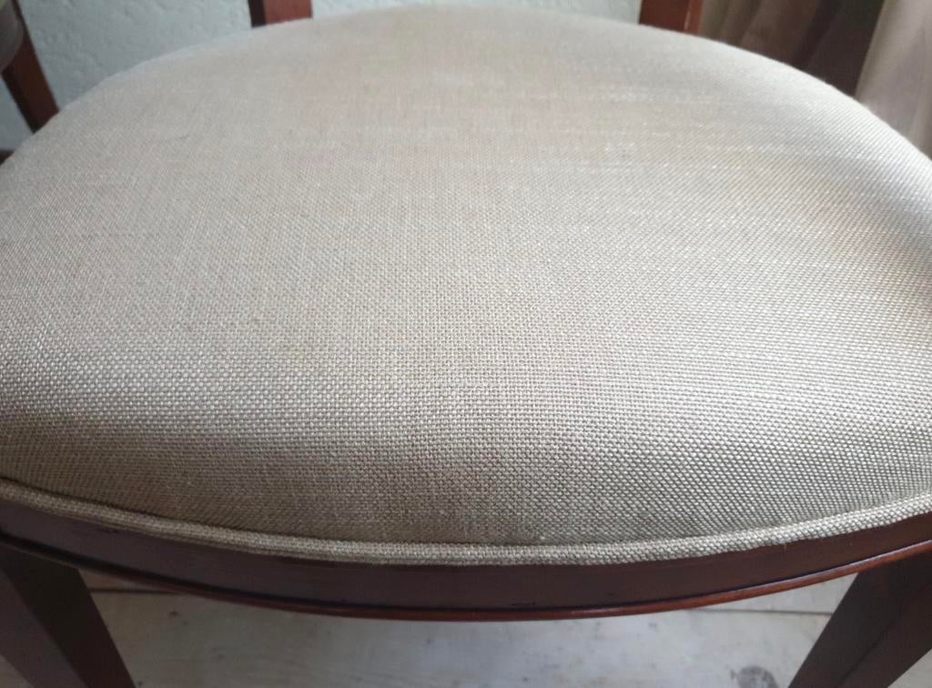 4 Exclusieve Kersenhouten Eetkamer Armstoelen, Ophalen, Bruin, Zo goed als nieuw, Vier