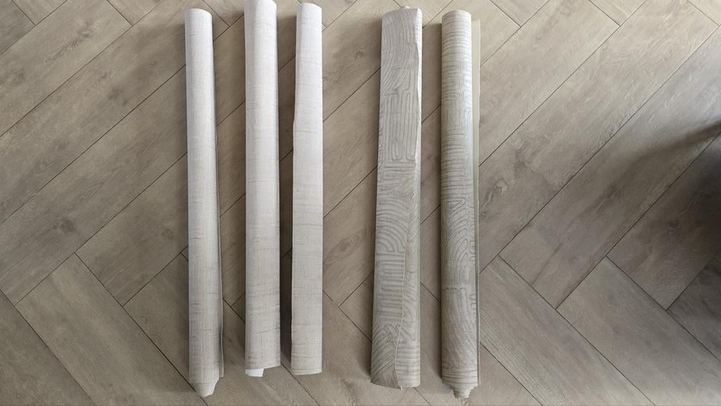 Behang voor kleine ruimte - door stylist uitgezocht, Ophalen of Verzenden, Minder dan 10 m², Grijs, Modern, veelzijdig