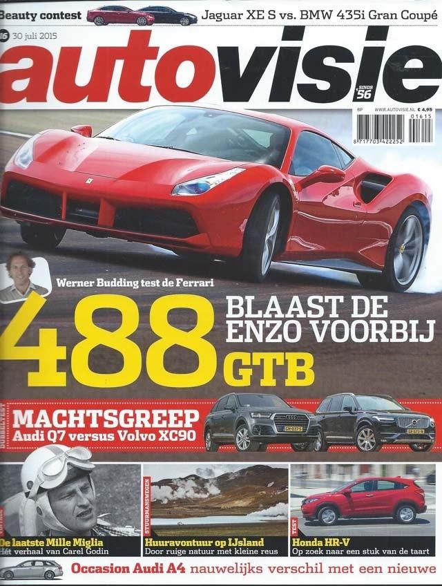 Autovisie 16 2015 : Suzuki Jimny - BMW 435i Gran Coupe - X5, Boeken, Ophalen of Verzenden, Gelezen, Algemeen