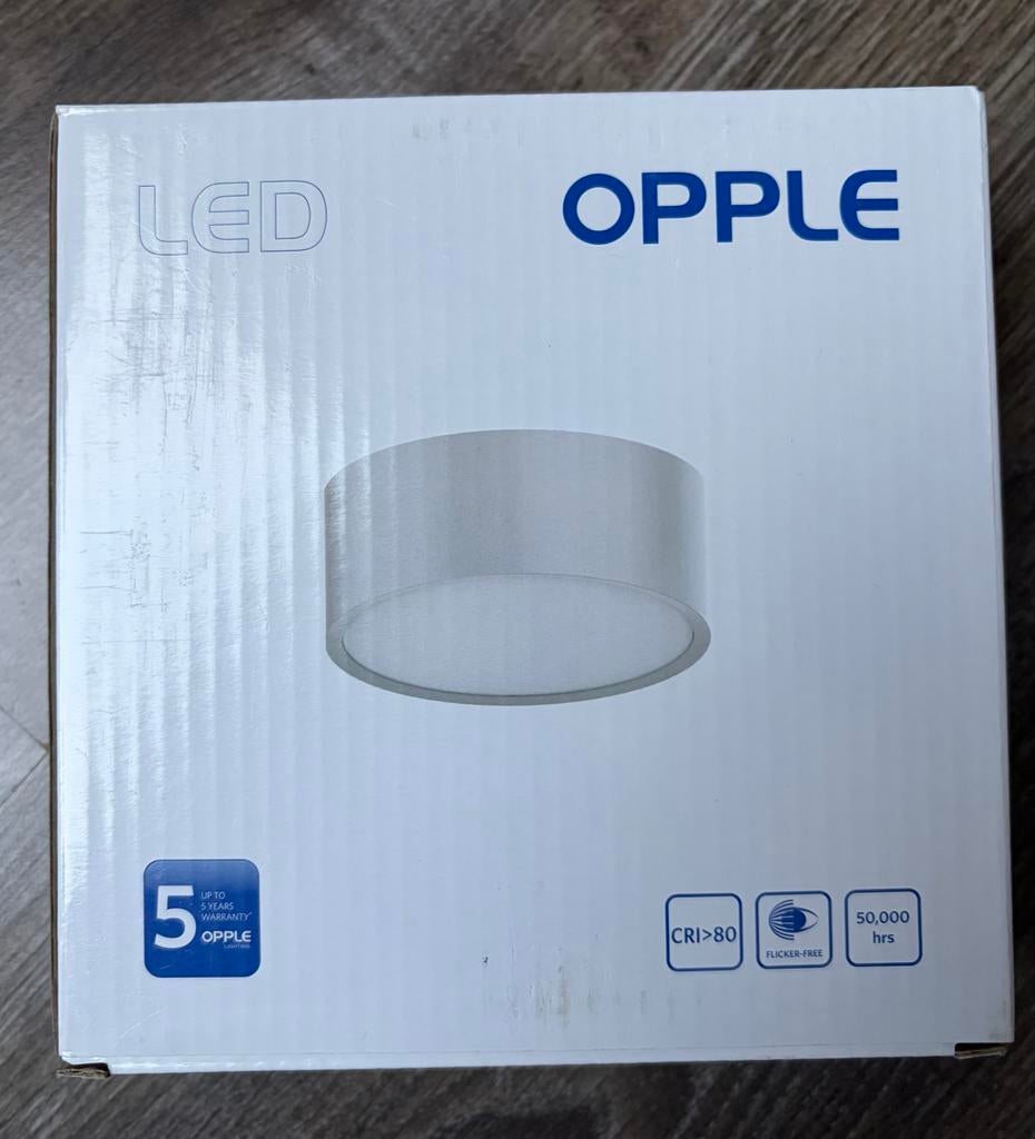 OPPLE LED Plafondlamp 24W-3000K, Niet Dimbaar, Ophalen of Verzenden, Nieuw, Kunststof