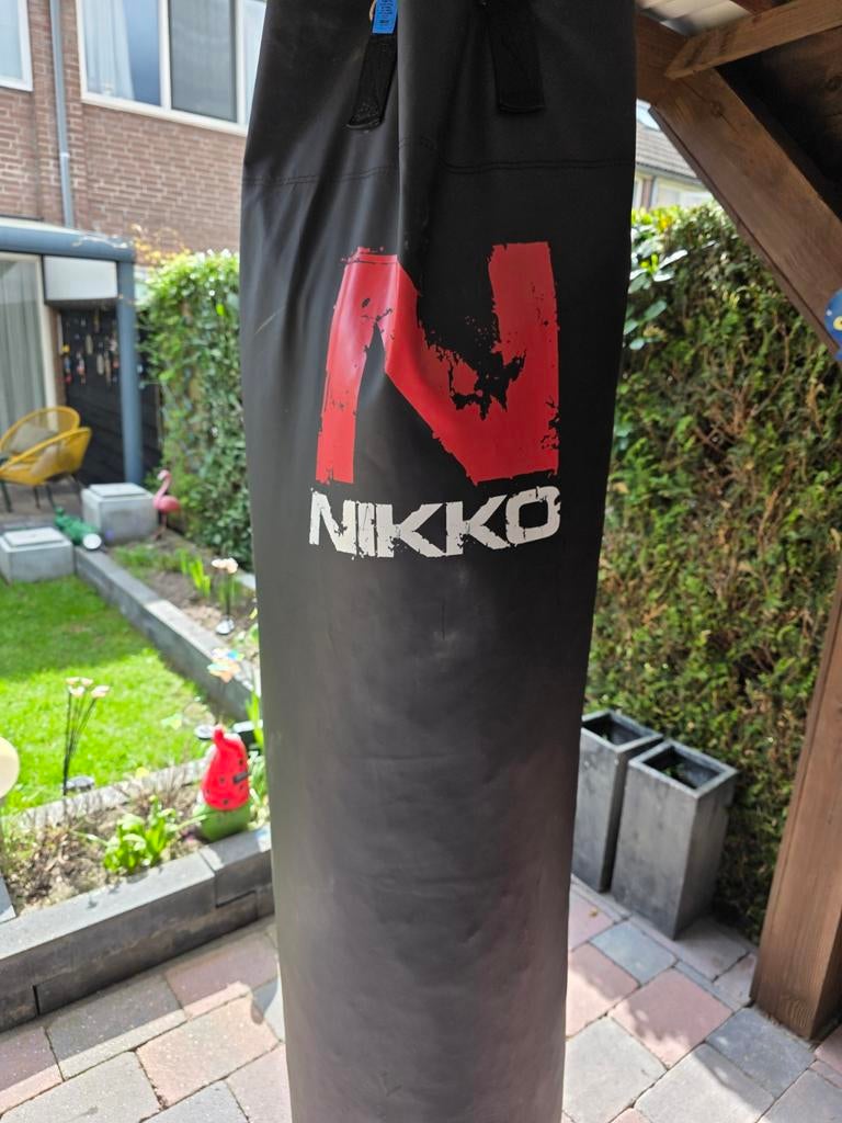 Bokszak Nikko 180lang  +/-50kg nieuw, Ophalen, Zo goed als nieuw, Bokszak