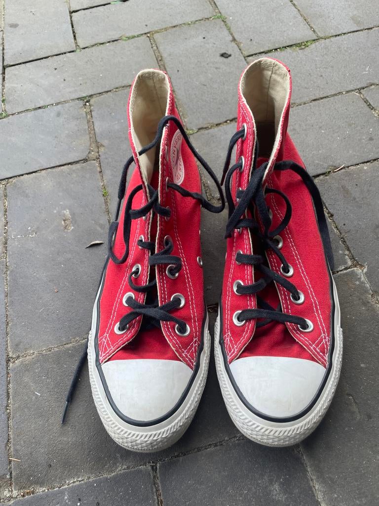Converse All Stars rood maat 39, Kleding | Dames, Schoenen, Ophalen of Verzenden, Zo goed als nieuw, Rood, Sneakers of Gympen