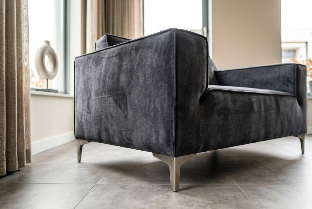 Loveseat - Stijlvolle stoel (los of als paar), Ophalen, 75 tot 100 cm, Zo goed als nieuw, Stof