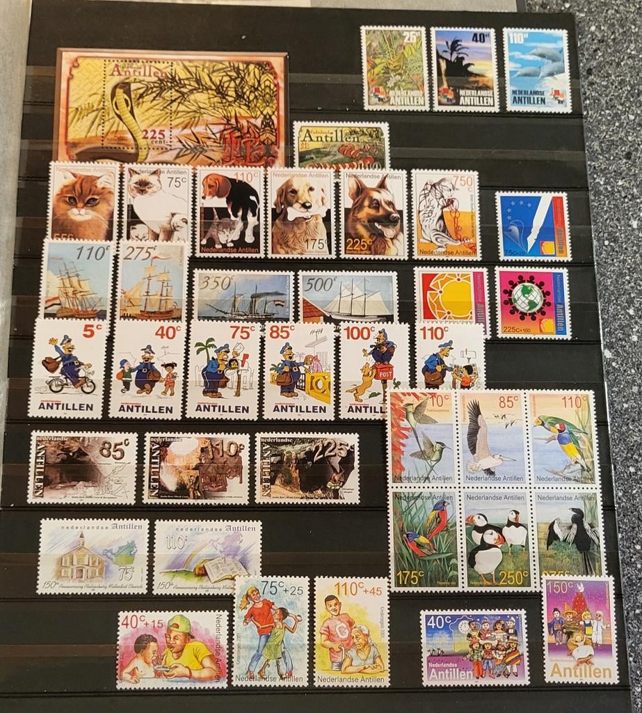 kavel postzegels Nederlandse Antillen postfris 2001 compleet, Postzegels en Munten, Postzegels | Nederlandse Antillen en Aruba