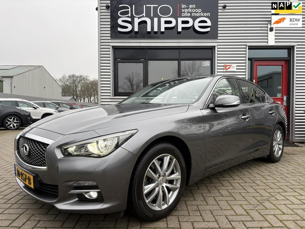 Infiniti Q50 2.0t Business Premium 211 PK -AUTOMAAT-VOLLEDER, Auto's, Infiniti, Automaat, Achterwielaandrijving, Gebruikt, 4 cilinders