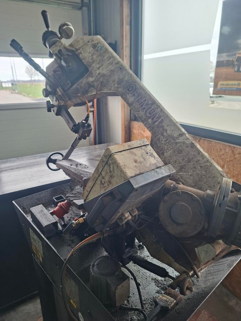 Optimum Lintzaag - Gebruikt maar functioneel, Gebruikt, 70 mm of meer, 600 tot 1200 watt, Ophalen of Verzenden