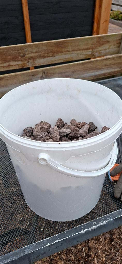 Lava stenen, Tuin en Terras, Ophalen, Zo goed als nieuw