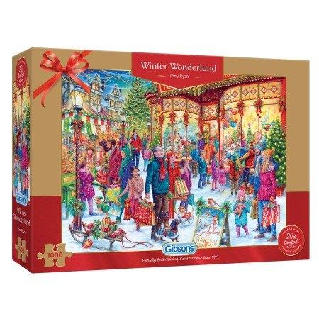 Gibsons: Winter Wonderland 1000 stukjes, Ophalen of Verzenden, 500 t/m 1500 stukjes, Nieuw, Legpuzzel