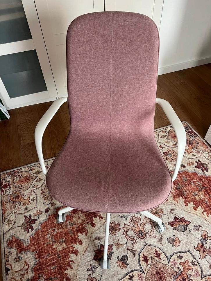 IKEA Langfjall bureaustoel - Roze, Huis en Inrichting, Bureaustoelen, Zo goed als nieuw, Bureaustoel, Roze, Ophalen
