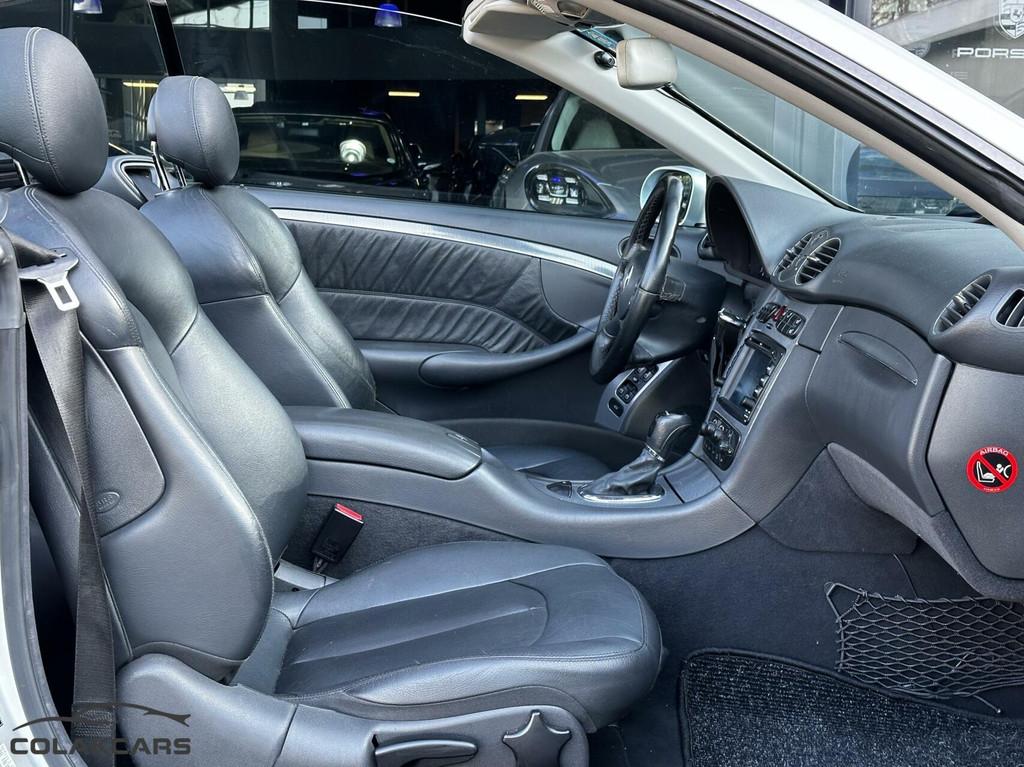 Mercedes CLK-klasse Cabrio 240 Avantgarde leder, Auto's, Mercedes-Benz, Automaat, Achterwielaandrijving, Gebruikt, 2597 cc