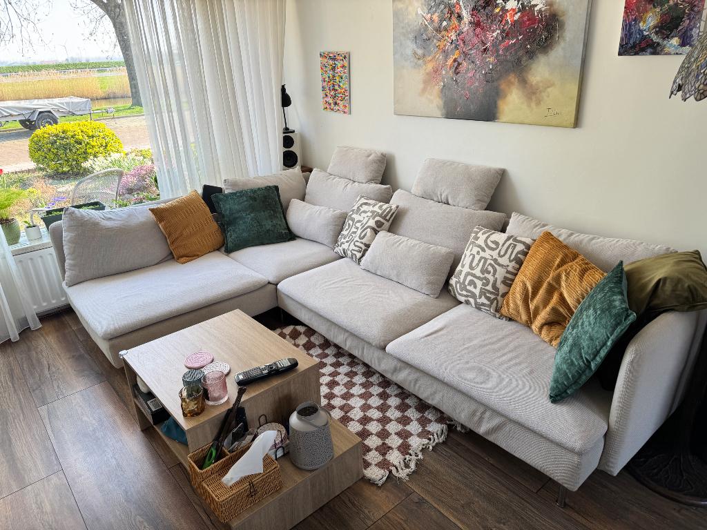 IKEA hoekbank SÖDERHAMN, Huis en Inrichting, Banken | Complete zithoeken, Gebruikt, Stof, Ophalen