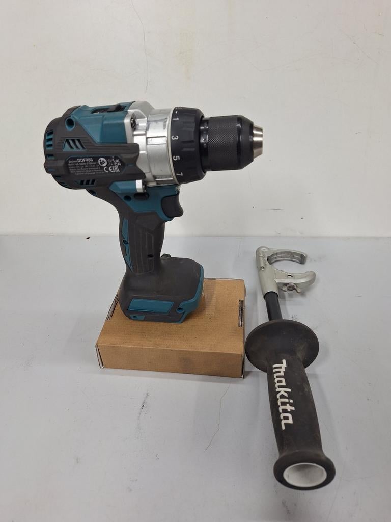 Makita ddf 486 18v body izgs, Doe-het-zelf en Verbouw, Gereedschap | Boormachines, Zo goed als nieuw, Boor- en Schroefmachine