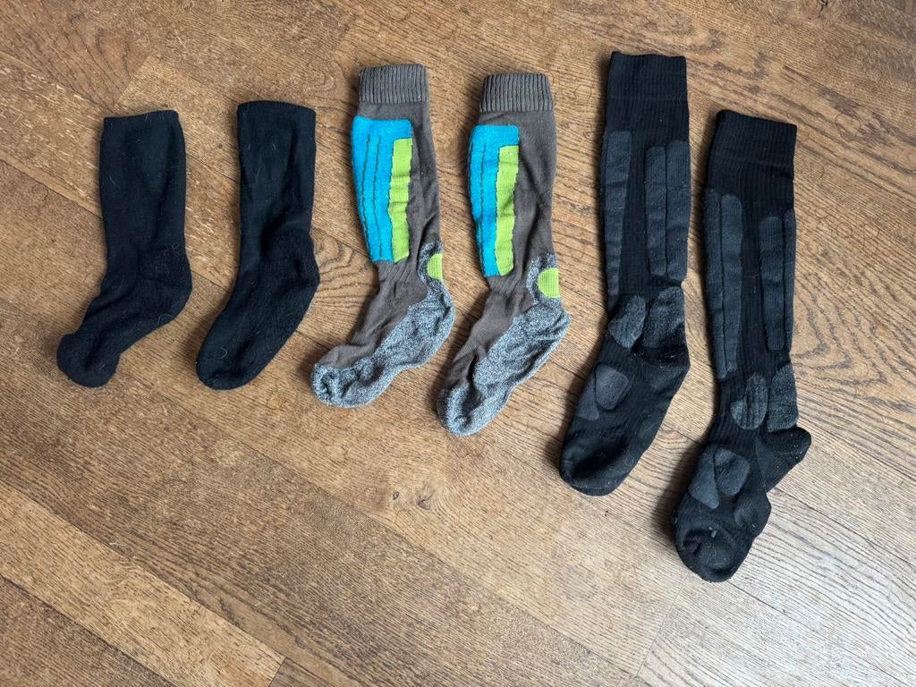 3 paar skisokken maat 39-40, Sport en Fitness, Skiën en Langlaufen, Overige merken, Ophalen of Verzenden, Zo goed als nieuw, Kleding