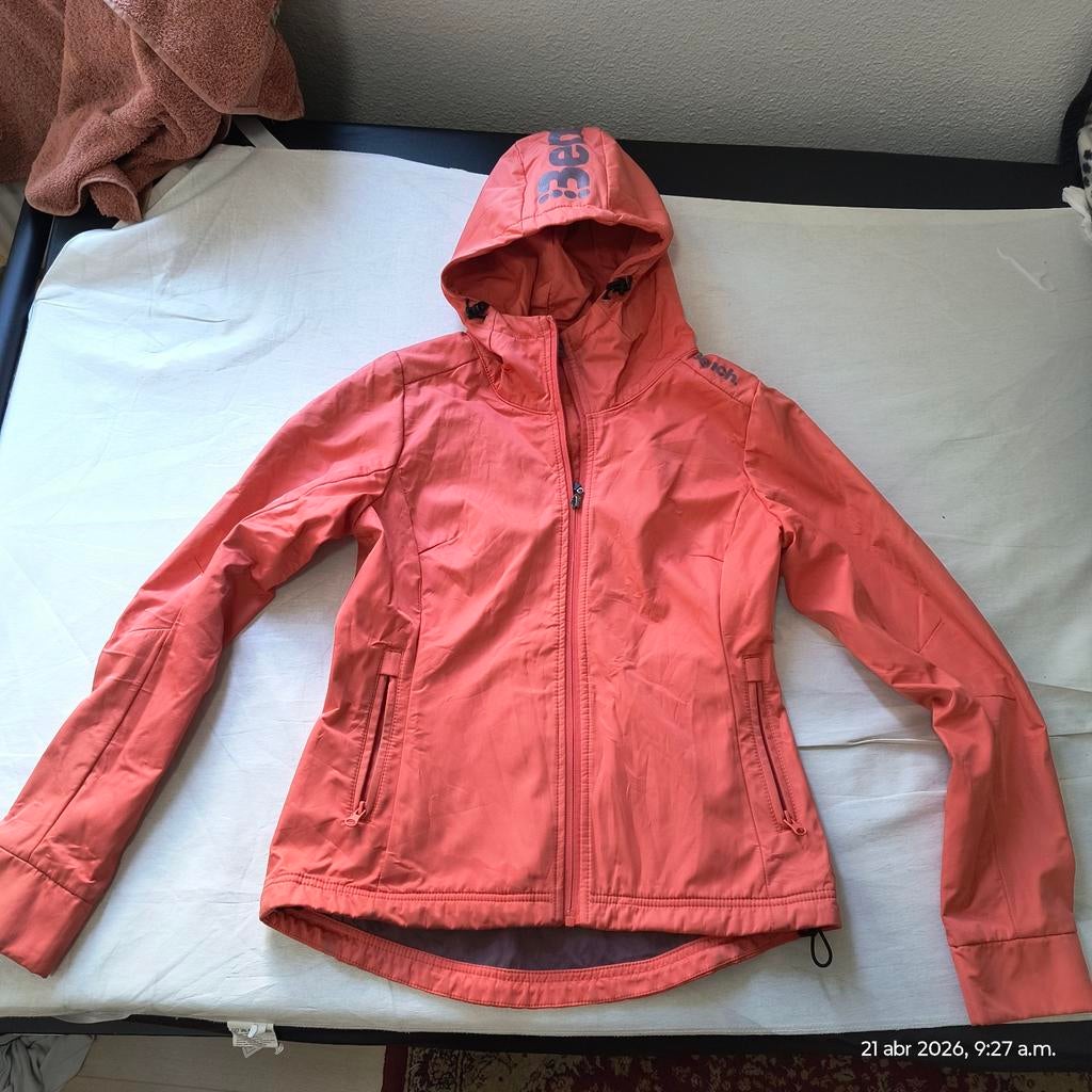 Bench Softshell Jas Dames Koraalrood Maat M, Maat 38/40 (M), Bench, Oranje, Ophalen of Verzenden