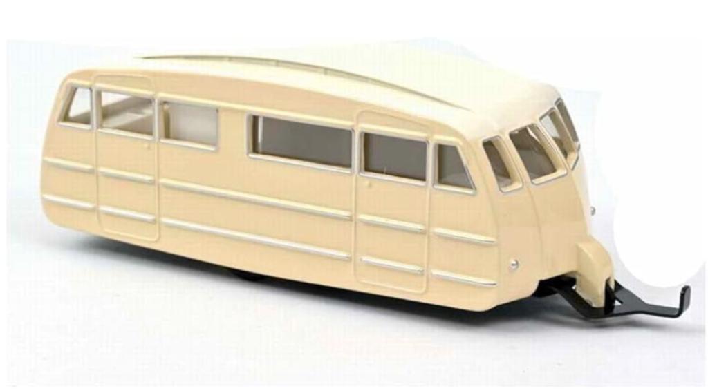 Simca Chambord geel 1958 & caravan Henon 1/43 NOREV CL5711, Hobby en Vrije tijd, Modelauto's | 1:43, Verzenden, Nieuw, Auto, Norev