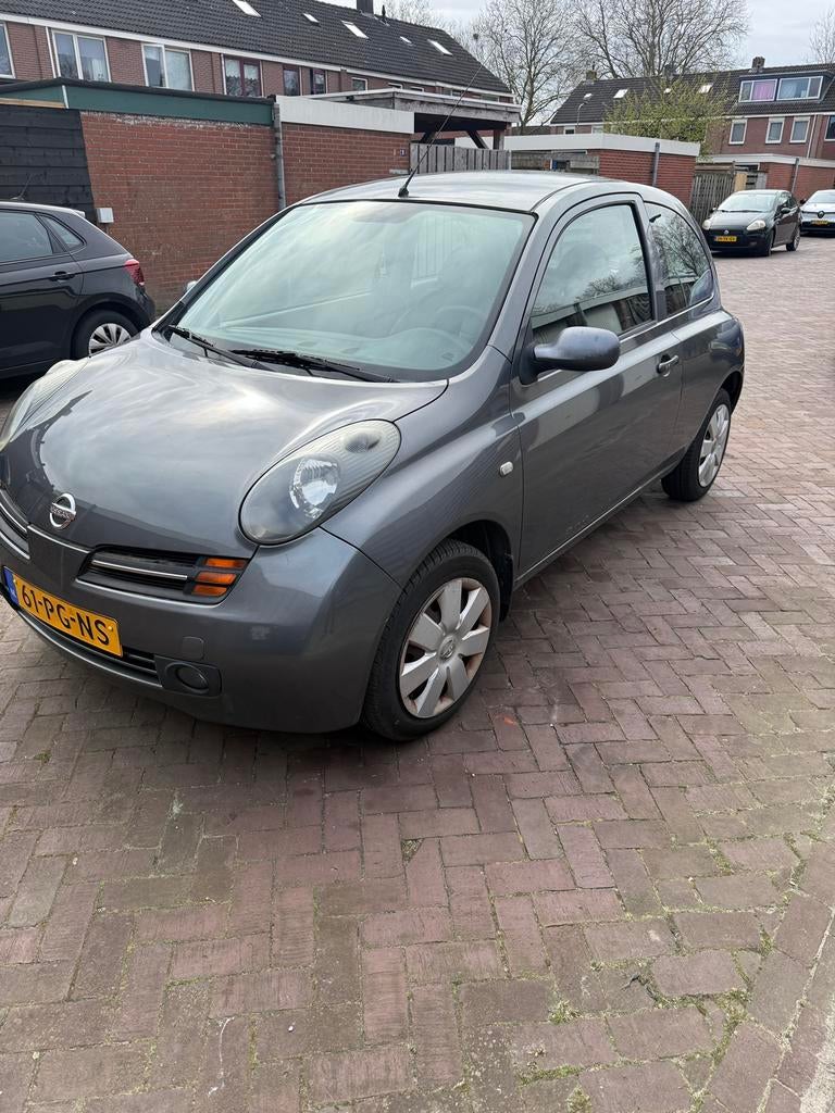 Nisan micra 1.2 2004, Auto's, Nissan, Particulier, Micra, Benzine, C, Hatchback, Handgeschakeld, Origineel Nederlands, Zilver of Grijs