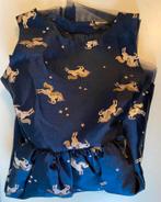 H&M feestjurk met print gouden eenhoorn Maat:128 | 7-8 jaar, Ophalen of Verzenden, Zo goed als nieuw, Meisje, Jurk of Rok