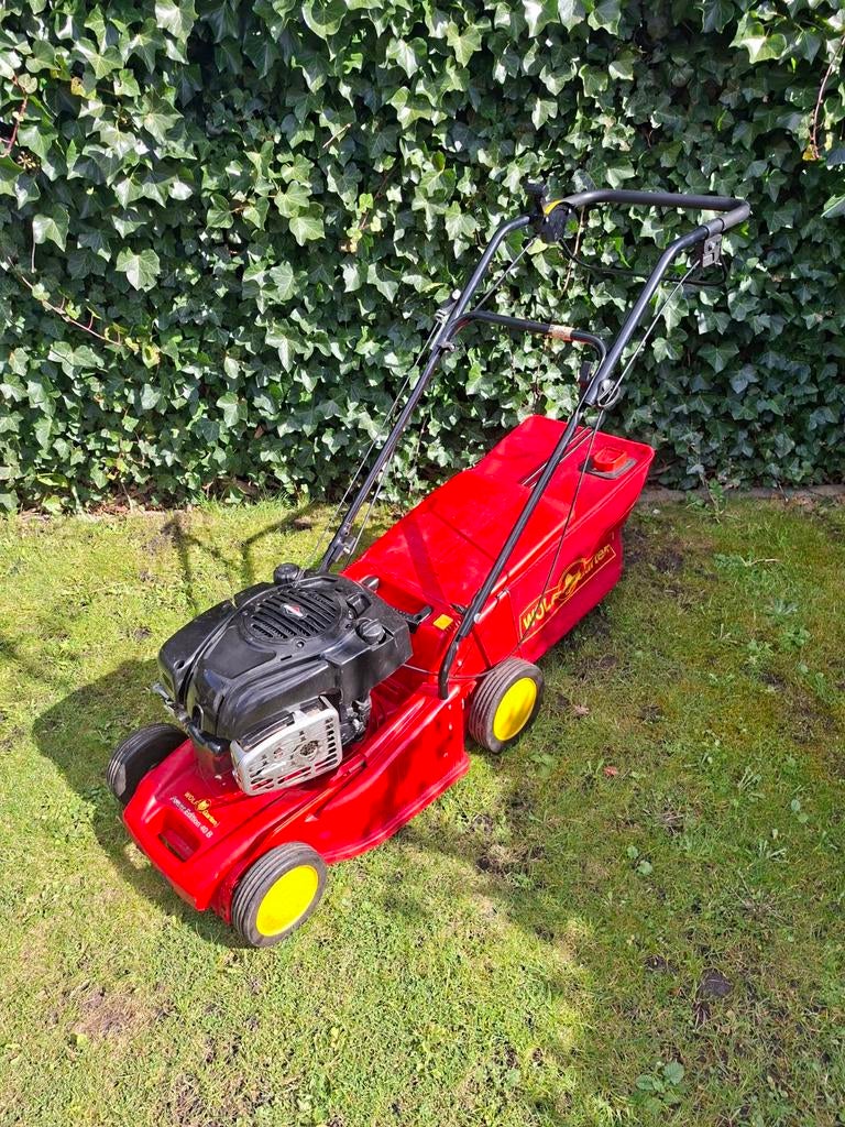 Wolf Garten power Edition 40B grasmaaier met Briggs Stratton, Tuin en Terras, Ophalen, Gebruikt