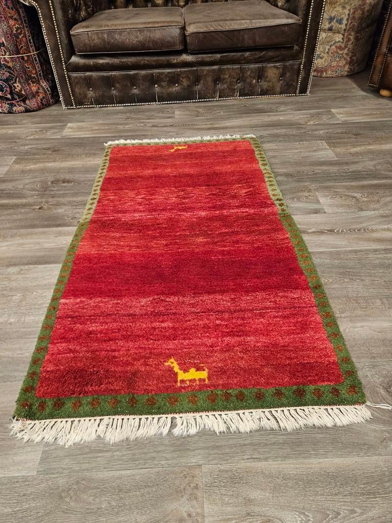 Perzisch Handgeknoopt Gabbeh Tapijt. Prachtige kleuren!, Zo goed als nieuw, 150 tot 200 cm, Rechthoekig, Gabbeh