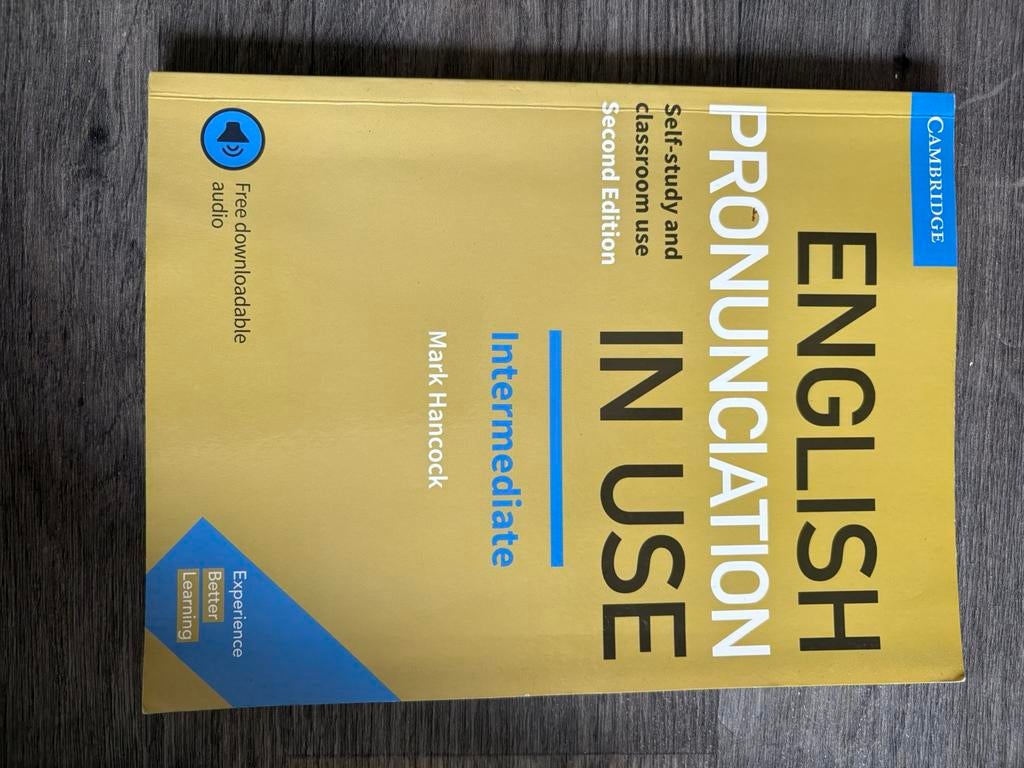 English pronunciation in use, Ophalen of Verzenden, Zo goed als nieuw, Overige uitgevers, Engels