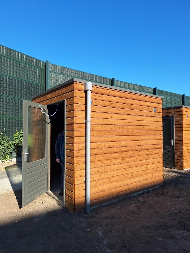 Nieuwbouw schuurtje prefab, Ophalen of Verzenden, Hout, Overige typen