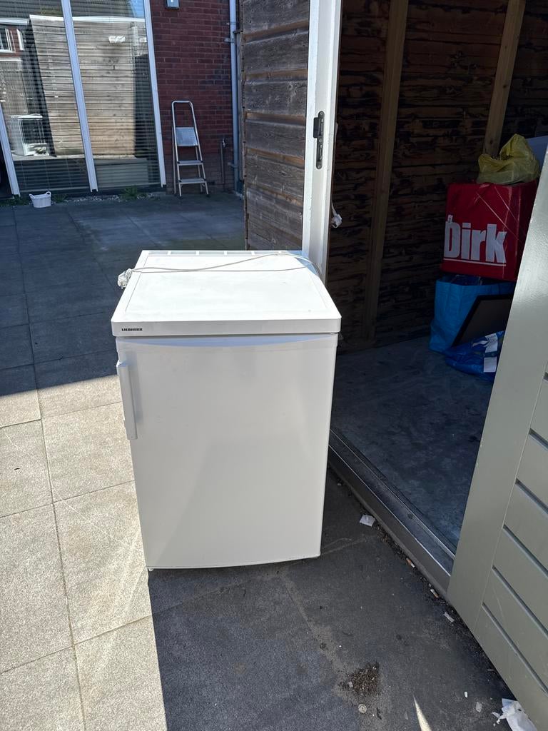 Koelkast met gaslekkage - werkt nog, reparatie nodig, 85 tot 120 cm, Zonder vriesvak, 100 tot 150 liter, Ophalen of Verzenden