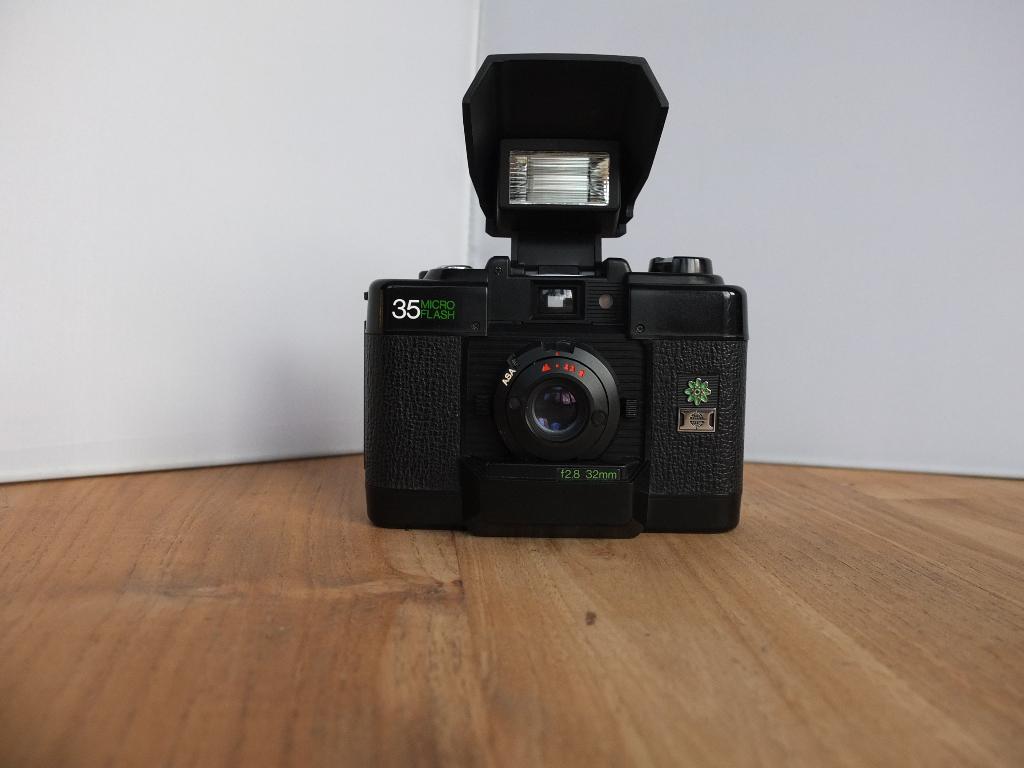 ✅ 📸 Hanimex 35 Micro Flash, 32mm 2.8, Japan, 1981, Ophalen, Gebruikt, Compact, Overige Merken