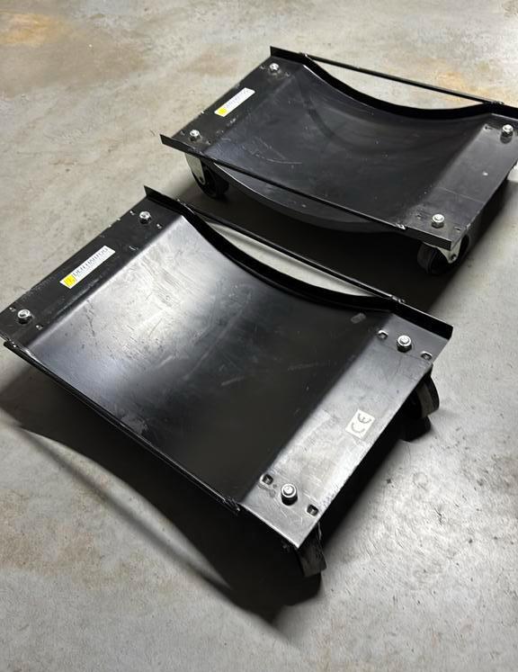 Degelijke wieldollieschalen / automovers, Auto diversen, Autogereedschap, Gebruikt, Ophalen of Verzenden