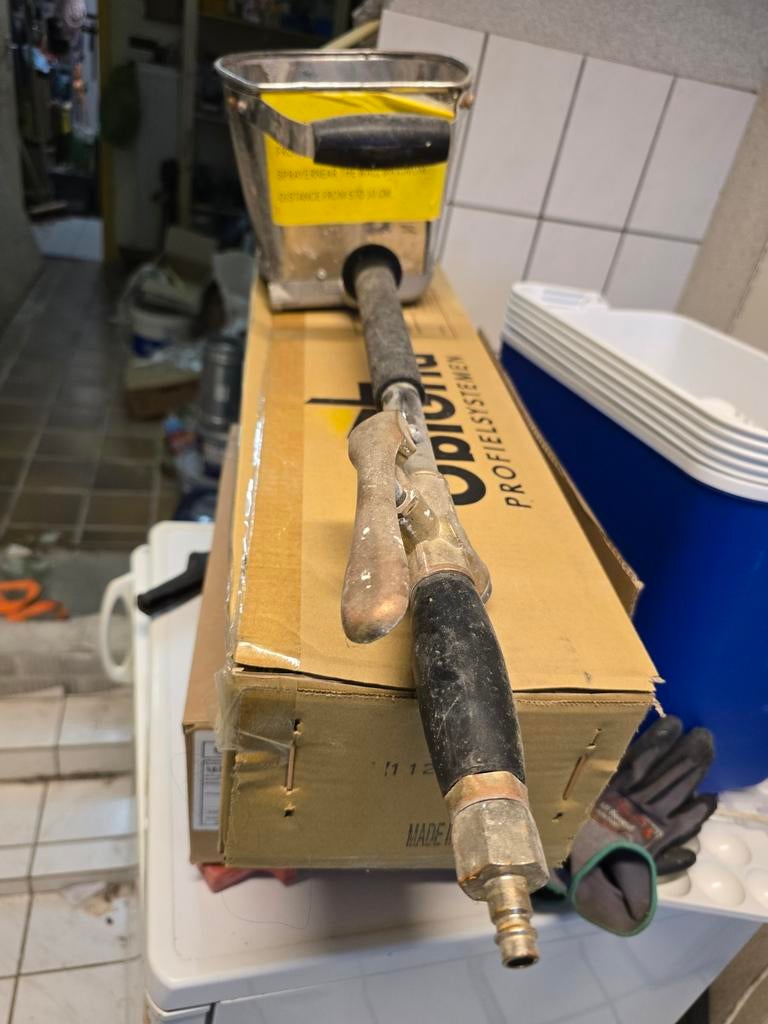 Stuc spuiter, Doe-het-zelf en Verbouw, Gereedschap | Overige machines, Ophalen of Verzenden, Gebruikt
