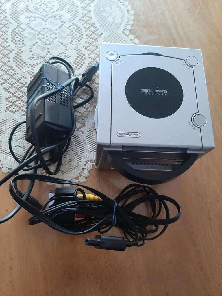 Nintendo GameCube Console - Zilver, Ophalen of Verzenden, Gebruikt, Zilver, Zonder controller