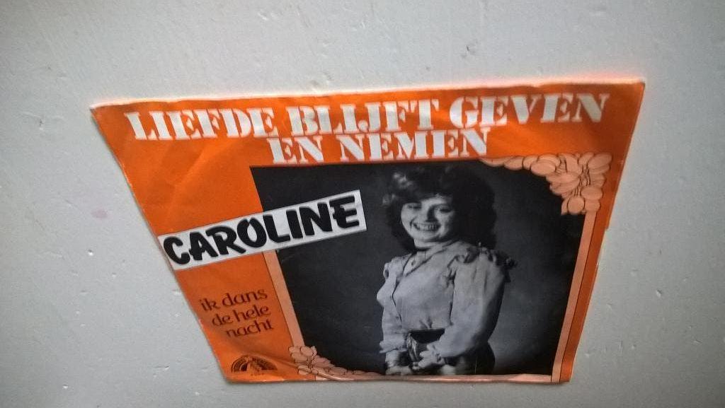 CAROLINE, Cd's en Dvd's, Vinyl | Nederlandstalig, Ophalen of Verzenden, Zo goed als nieuw, Overige formaten, Levenslied of Smartlap