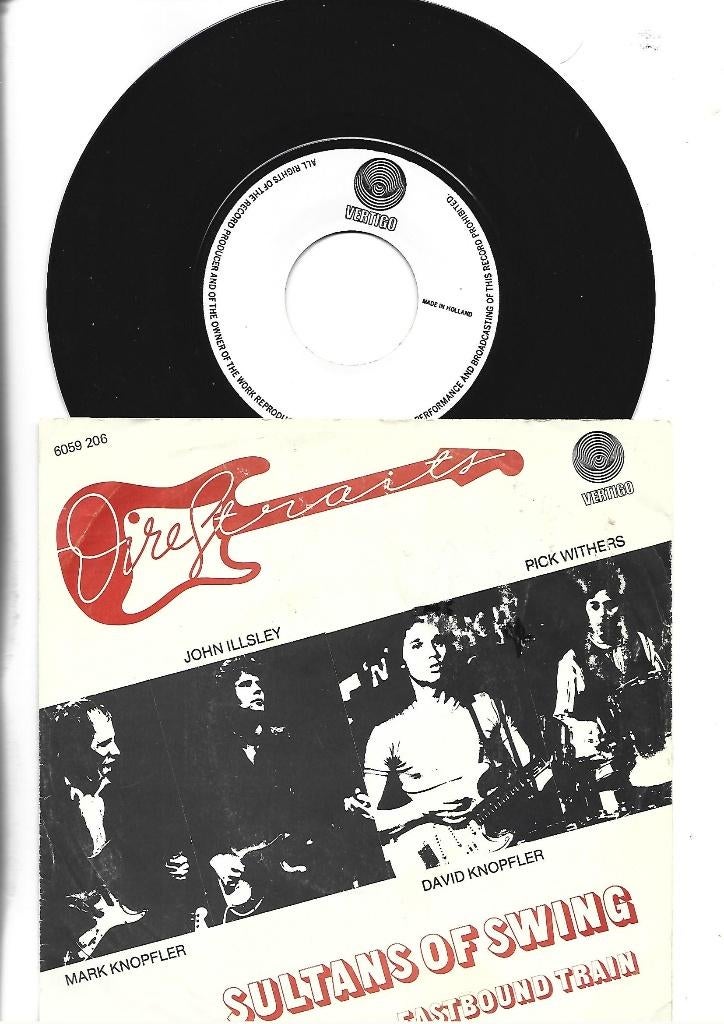 DIRE STRAITS SINGLE 7" SULTANS OF SWING MISS PRESSING, Cd's en Dvd's, Vinyl Singles, 7 inch, Ophalen of Verzenden, Pop, Single