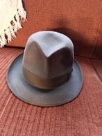 57cm antraciet hoed designed by Borsalino, Ophalen of Verzenden, Zo goed als nieuw