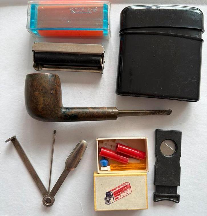 Big Ben Champion pijp met accessoires, Verzenden, Gebruikt, (Water)pijp