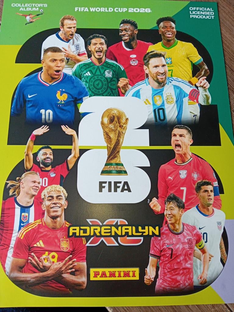 Fifa world cup kaartjes 2026 panini, Hobby en Vrije tijd, Stickers en Plaatjes, Ophalen of Verzenden, Nieuw, Plaatje