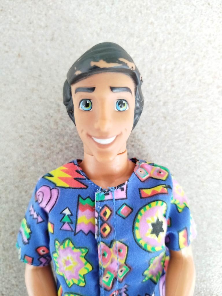 Disney barbie Ken - Prins Erik van de Kleine Zeemeermin, Ophalen of Verzenden, Gebruikt, Fashion Doll